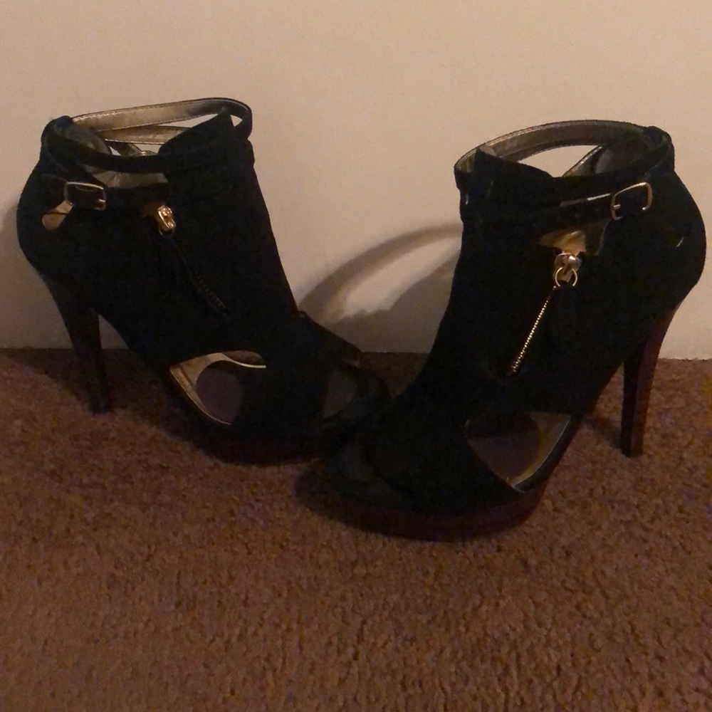 Black high heels